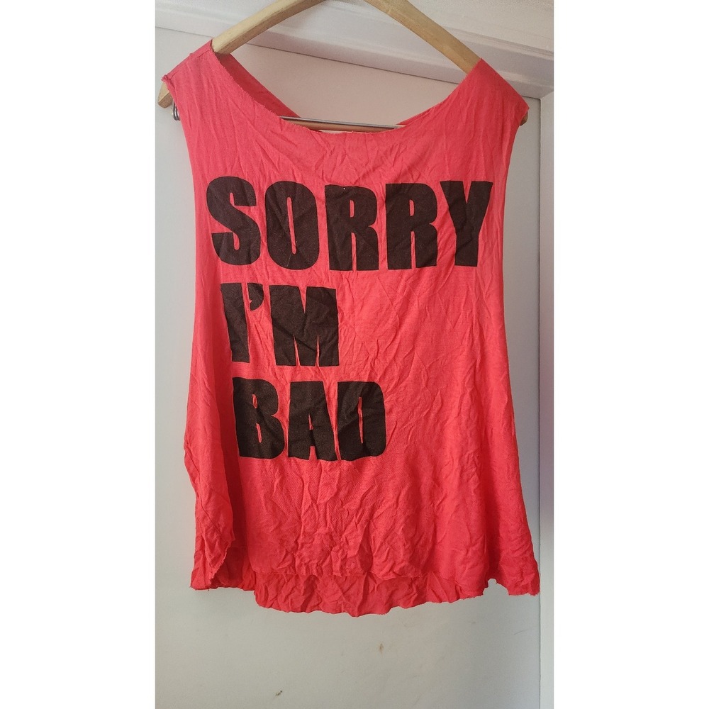 Tank top medium/Large  orange A6